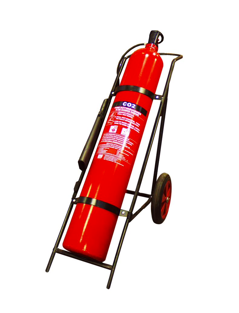 45kg CO2 mobile wheeled fire extinguisher - Premium CO2 Mobile Extinguishers from Firebox - Shop now at Firebox Australia