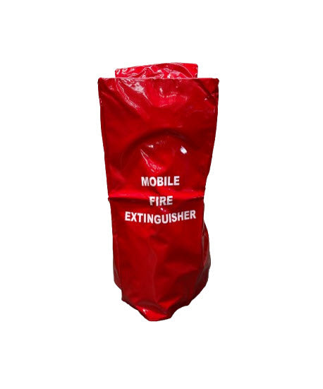 Mobile Fire Extinguisher Cover, PVC, UV Protected, 500mm W x 1200mm H