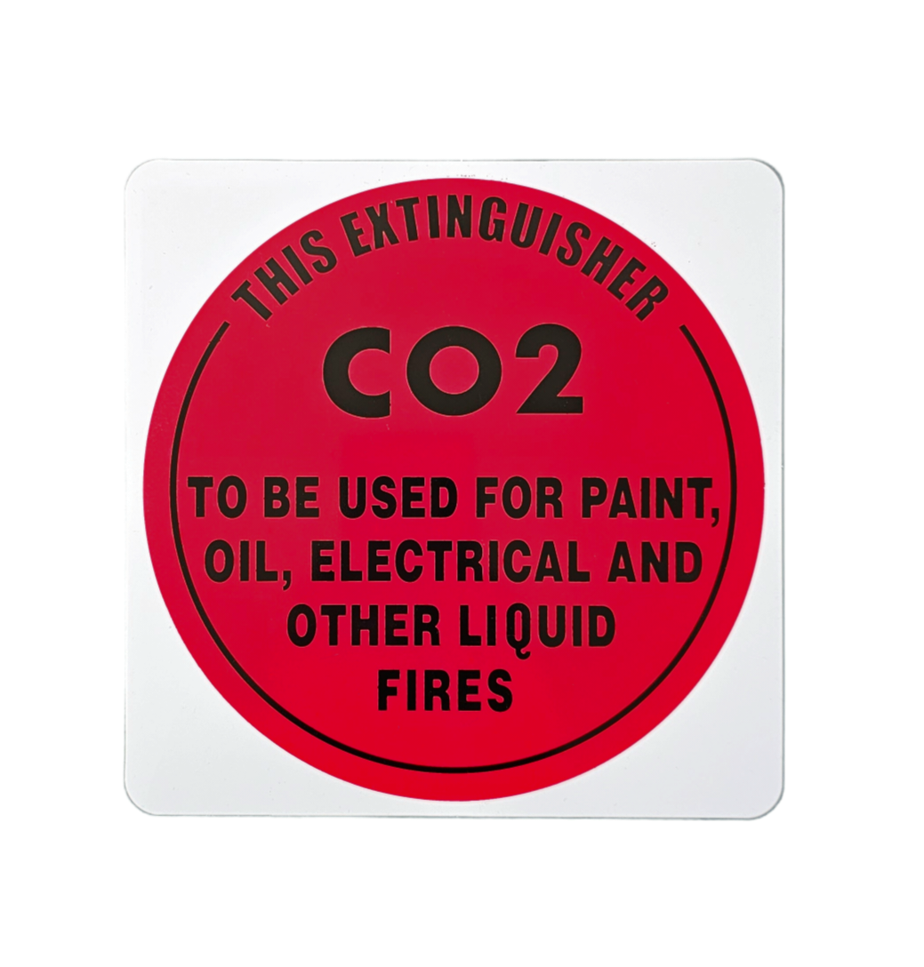 CO2 Extinguisher I.D Sign - Premium Signage & Stickers from Firebox - Shop now at Firebox Australia