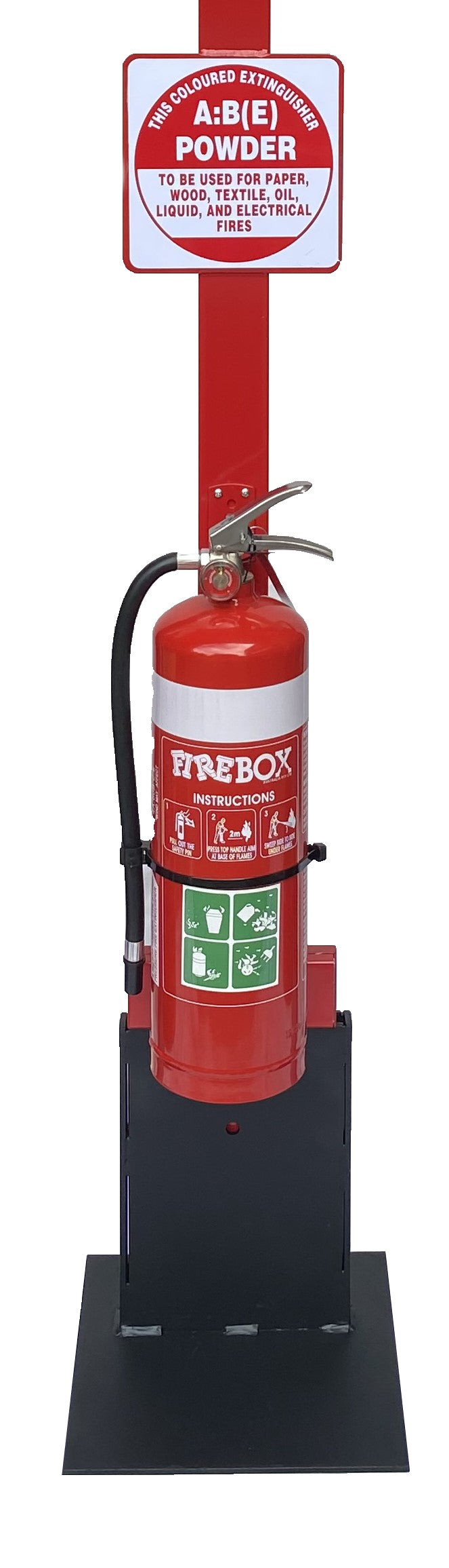 Big Red Portable Extinguisher Stand