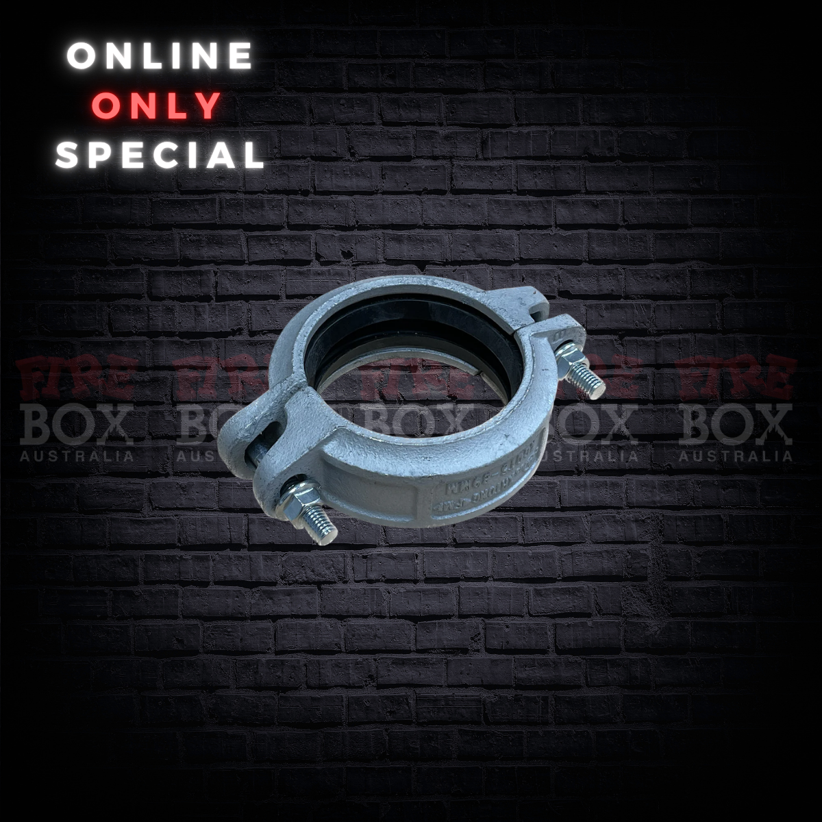 Quick Connect 100mm Galvanised roll groove coupling
