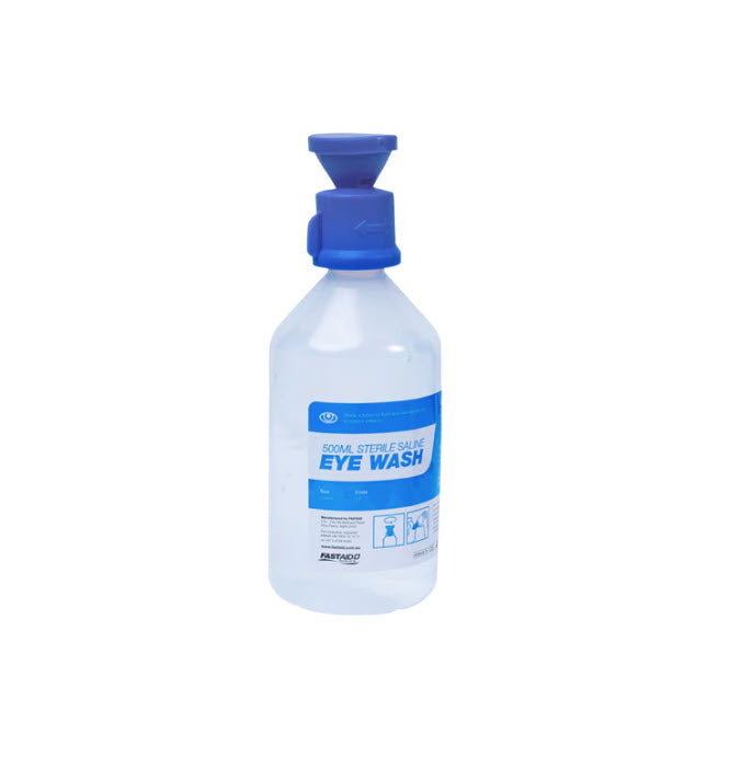 500ml eye wash solution, Pack of 10 - Premium  from FastAid - Shop now at Firebox Australia