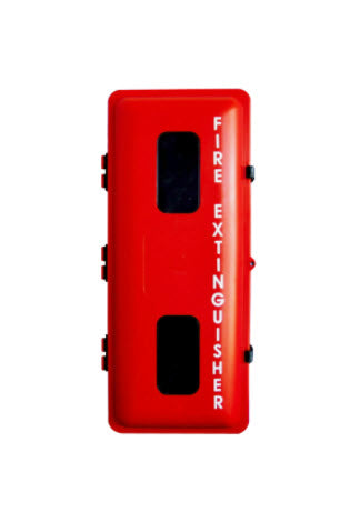 Medium Plastic Fire Extinguisher Cabinet - Premium Cabinets, Stands & Covers from Firebox - Shop now at Firebox Australia