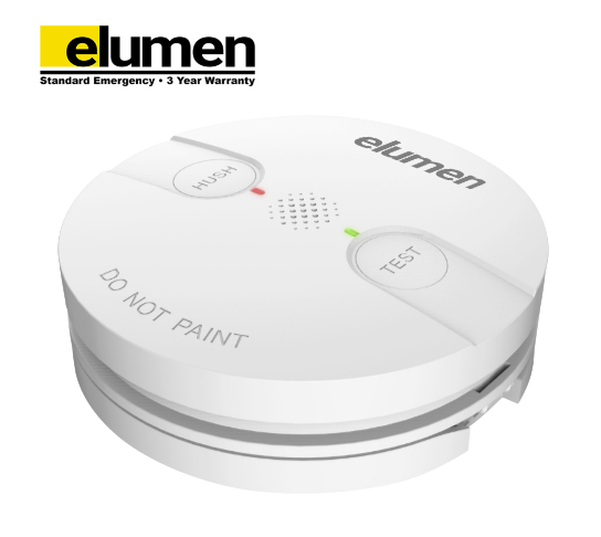 240V Photoelectric Smoke Alarm with 10yr Lithium Battery back up - Premium  from elumen - Shop now at Firebox Australia