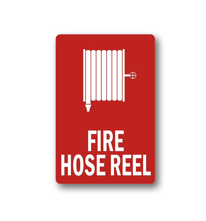 Self-adhesive Fire hose reel Sign - Premium  from Firebox - Shop now at Firebox Australia
