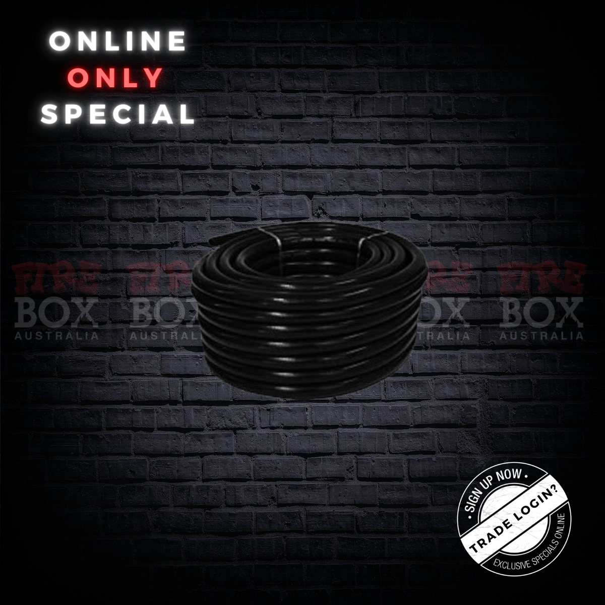 30m x 25mm fire hose