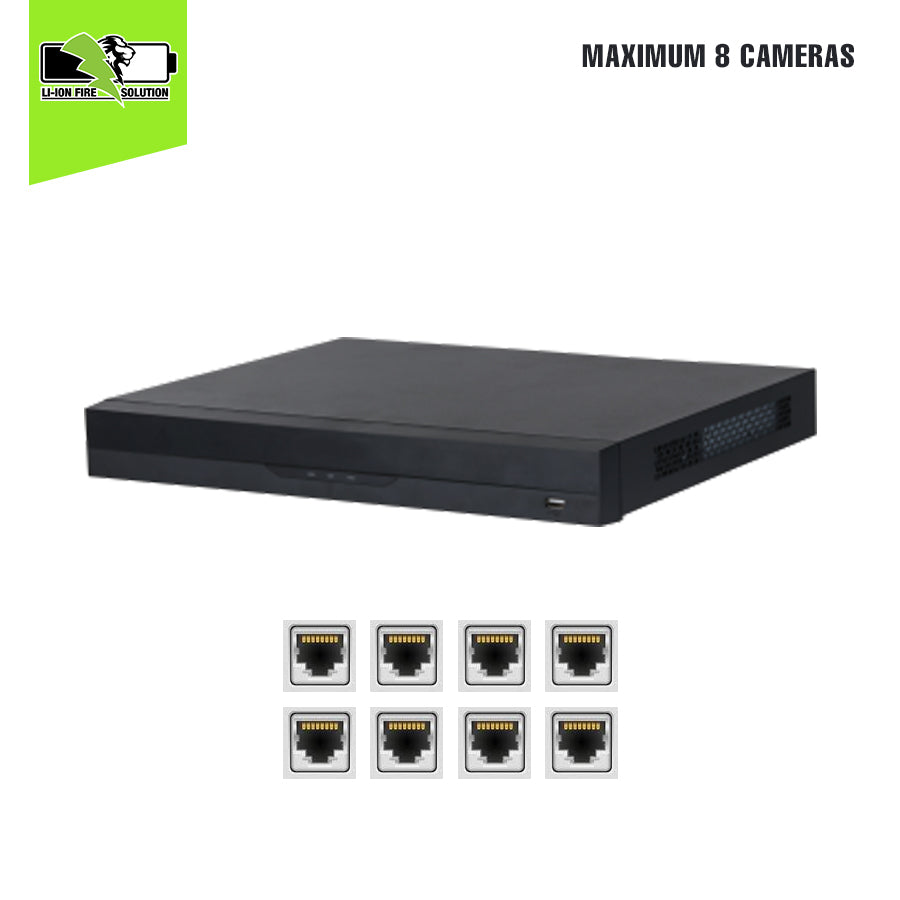 16 Channels 1U 16PoE 2HDD WizSense Network Video Recorder