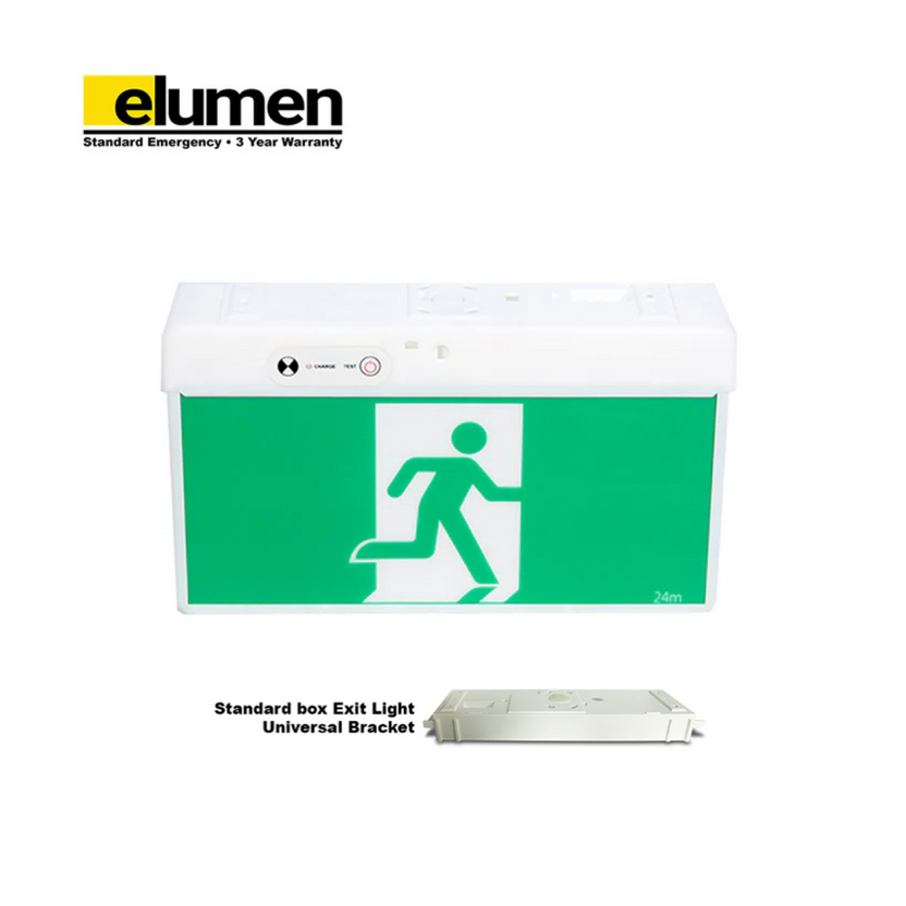 elumenLED Universal Exit Light -Emergency | by Firebox Australia