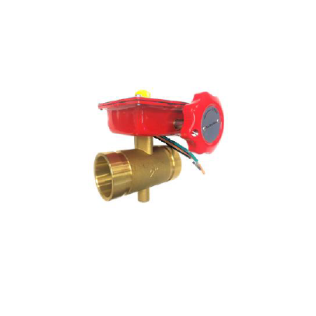 50mm 300PSI Bronze Butterfly Valve Grooved Ends