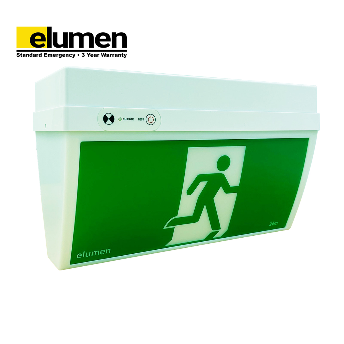 Ceiling mount diffuser to suit LED Wide Body Exit - Premium Exit & Emergency Lighting from elumen - Shop now at Firebox Australia