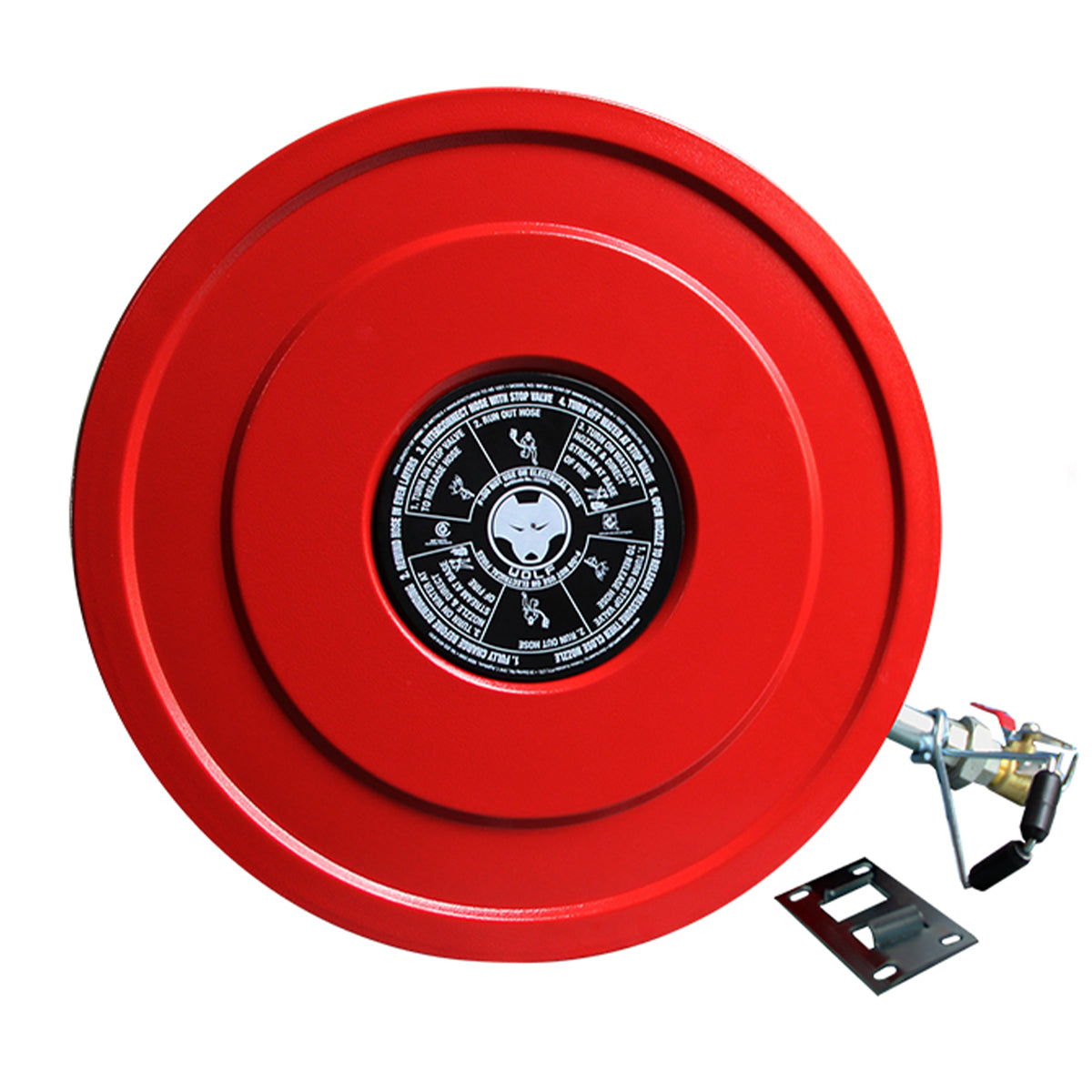 36m x 19mm Slimline hose Reel - Premium Fire Hose Reels from Wolf - Shop now at Firebox Australia