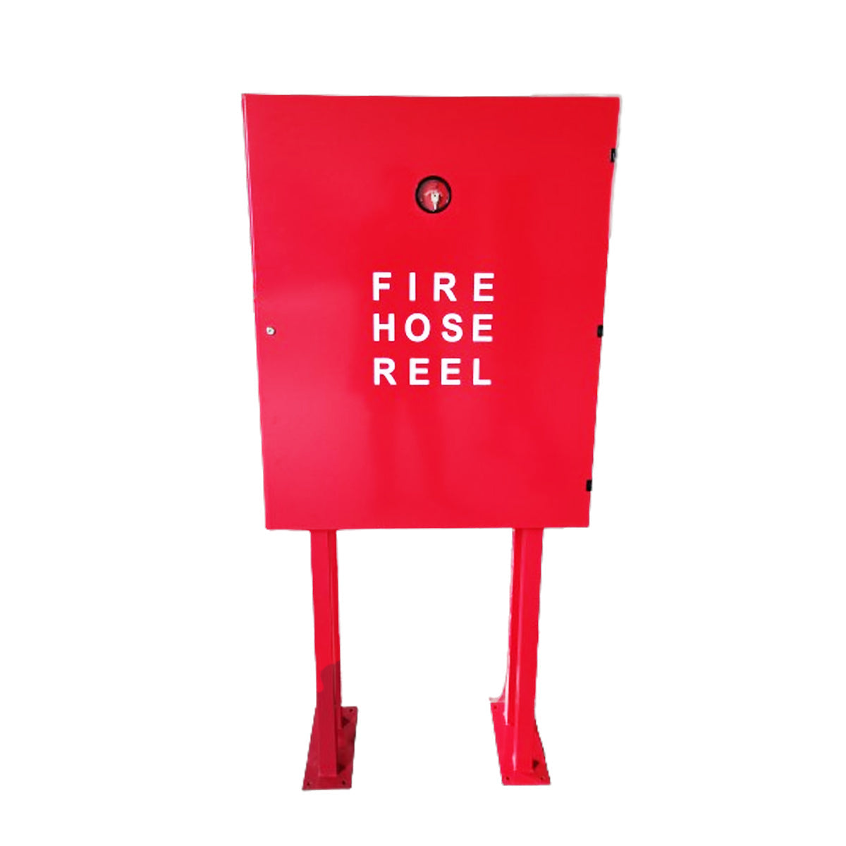 Fire hose reel cabinet with break glass & 003Lock, with back & legs - Premium Cabinets, Stands & Covers from Wolf - Shop now at Firebox Australia