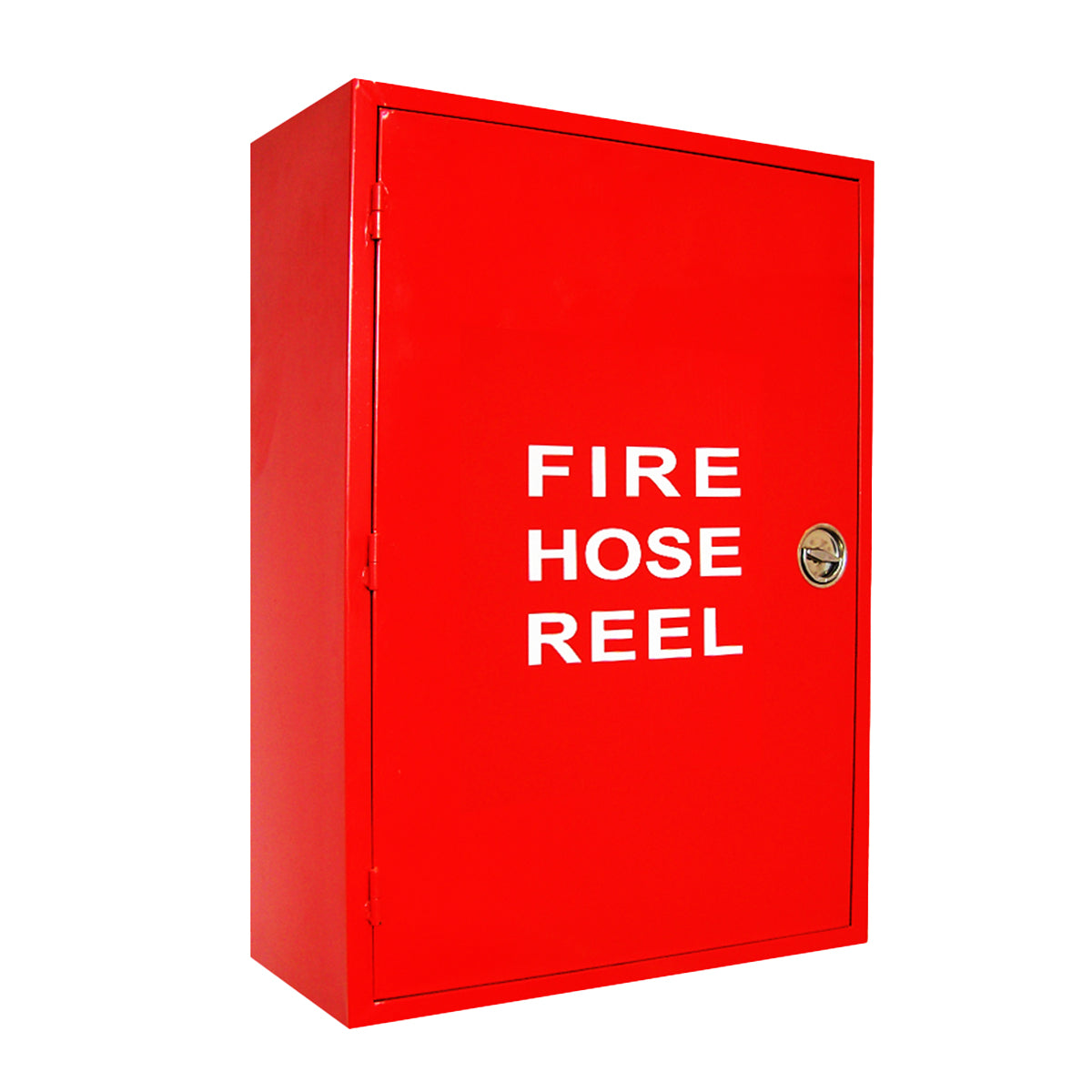 Fire hose reel cabinet with turn lock, no back Left Hand Opening - Premium Hose Reel Cabinets from Wolf - Shop now at Firebox Australia