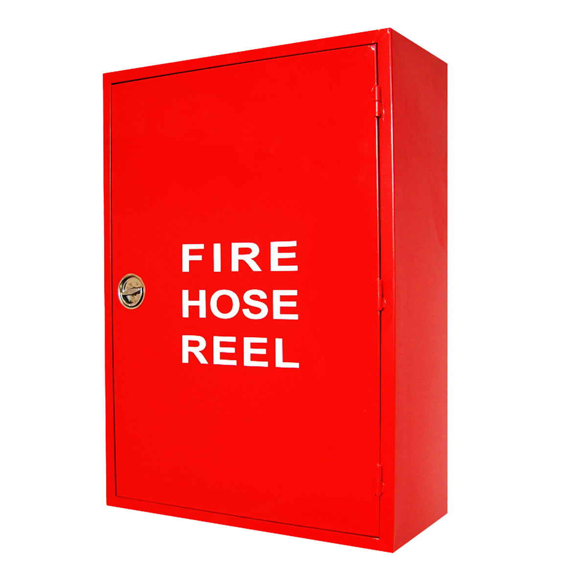 Fire hose reel cabinet with turn lock, with back - Premium Hose Reel Cabinets from Wolf - Shop now at Firebox Australia