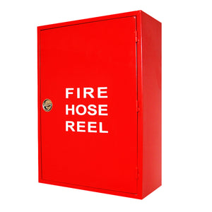 Fire hose reel cabinet with turn lock, with back - Premium Hose Reel Cabinets from Wolf - Shop now at Firebox Australia