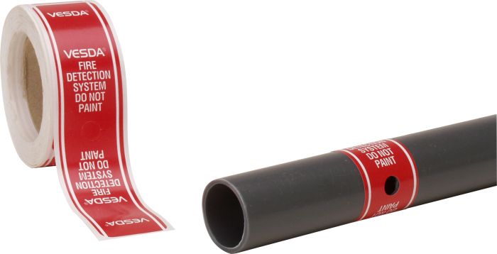 VESDA Pipe Decal - Roll of 200