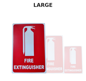Large Fire Extinguisher Location Sign