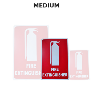 Medium Fire Extinguisher Location Sign
