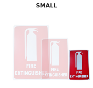 Small Fire Extinguisher Location Sign
